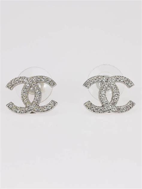 swarovski chanel earrings|authentic Chanel earrings.